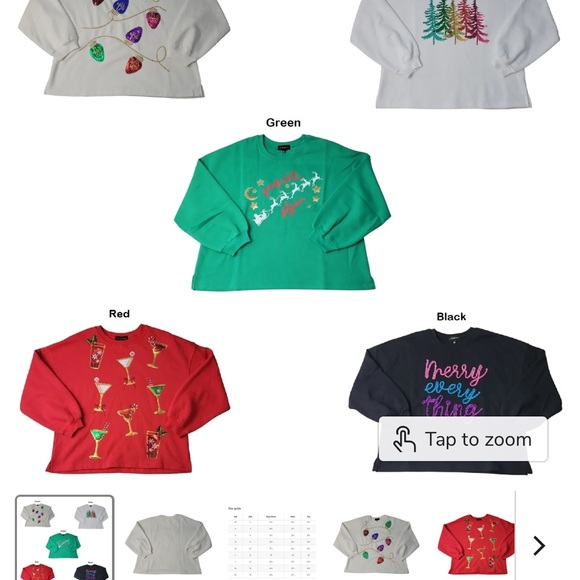 Ladies, state of mind sweatshirt, Red color new  size medium  24 pit - Picture 8 of 8